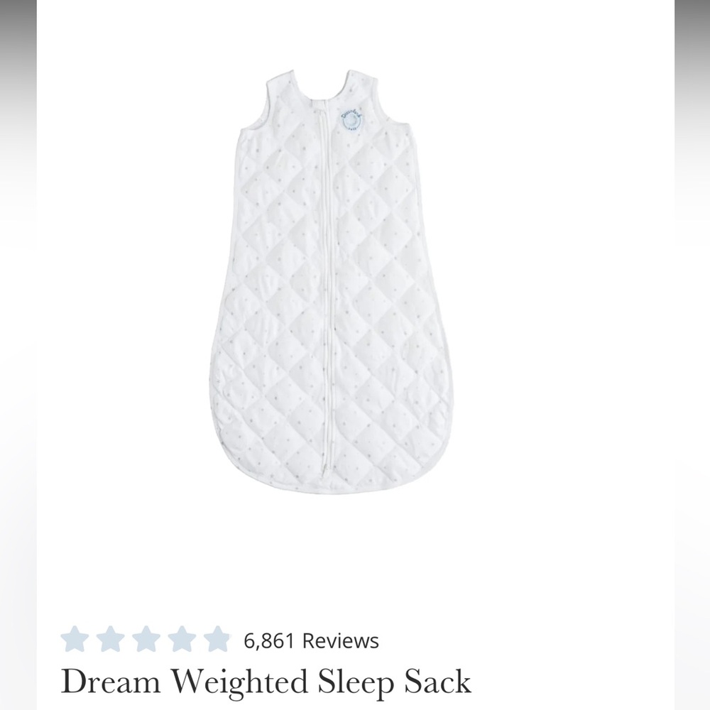 White Sleeveless Sleep Sack Pajamas